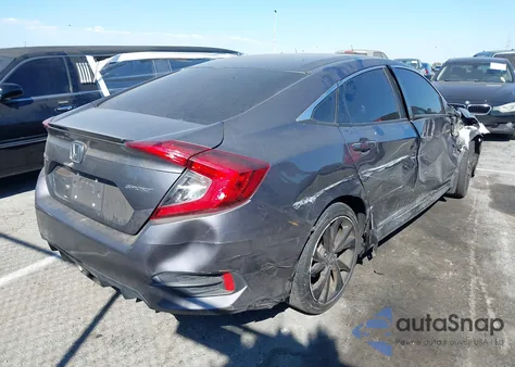 2021 Honda Civic Sport из США, поврежденный, VIN 2HGFC2F86MH516036